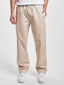 Stylish DEF men's jeans, slim fit, drawstring, pockets, cotton, beige