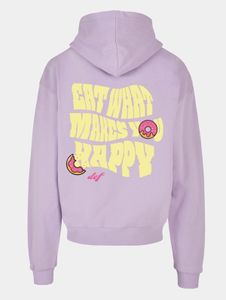 lässiger DEF Herren Hoodie Rippbündchen Kapuze 460 g/m² mit Baumwolle Violett