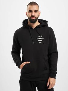 Felpa con cappuccio da uomo Modern DEF con coulisse, in cotone, nera