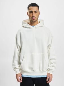 bequemer DEF Herren Hoodie Taschen Kapuze 360 g/m² mit Baumwolle Ecru-Weiß