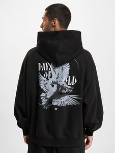 weicher DEF Herren Hoodie mit Baumwolle Schwarz