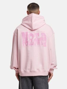 weicher DEF Herren Hoodie Rippstrick Kapuze mit Baumwolle Rosa