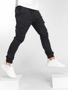 Stylish DEF men's jeans with drawstring pockets, 260 g/m² cotton, black