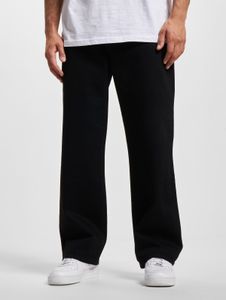 Jeans da uomo DEF eleganti con tasche con cerniera, in cotone, neri