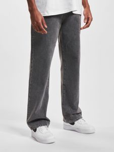 stylische DEF Herren Jeans Reißverschluss Taschen mit Baumwolle Grau