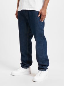 stylische DEF Herren Jeans Reißverschluss Taschen mit Baumwolle Blau