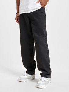 bequeme DEF Herren Jeans Reißverschluss Taschen Schwarz