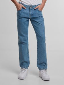 lässige DEF Herren Jeans Slim Fit mit Baumwolle Hell-Blau