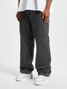 Jean DEF élégant pour homme, en coton gris, avec poches zippées.