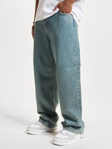 bequeme DEF Herren Jeans Reißverschluss Taschen mit Baumwolle Blau