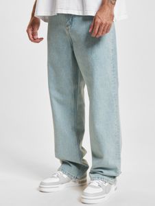 Modern DEF men's jeans with zipper pockets, cotton, blue