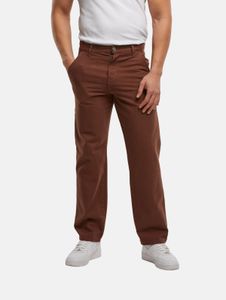 bequeme DEF Herren Jeans Straight Fit mit Baumwolle Braun
