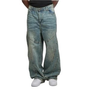 Elegantes bolsillos para pantalones vaqueros de hombre DEF, 12 g/m², de algodón, color gris.