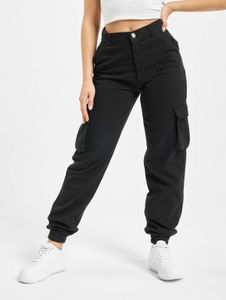 Stylish DEF women's jeans 200 g/m² with cotton, black