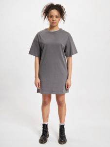 Robe élégante DEF pour femme, en coton gris