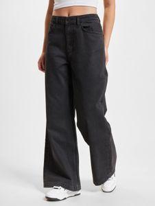 lässige DEF Damen Jeans mit Baumwolle Schwarz