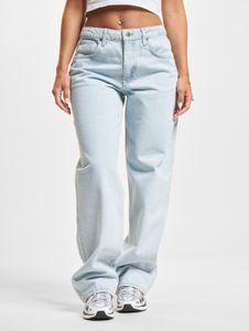 stylische DEF Damen Jeans Skinny Fit mit Baumwolle Blau