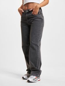 moderne DEF Damen Jeans Skinny Fit mit Baumwolle Grau