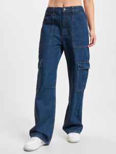 Comodi jeans da donna DEF in cotone, blu