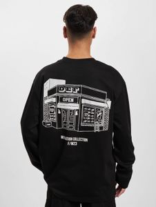 Sweat-shirt homme Modern DEF en coton, noir
