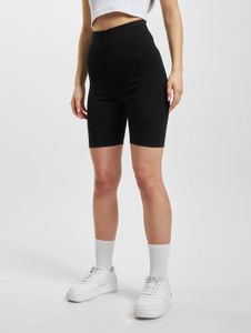 lässige DEF Damen Shorts Stretch mit Baumwolle Schwarz