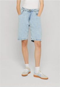 bequeme DEF Damen Shorts Denim mit Baumwolle Blau