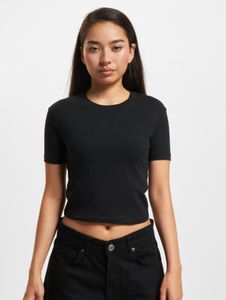 bequemes DEF Damen T-Shirt mit Baumwolle Schwarz