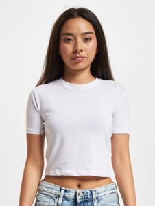 modernes DEF Damen T-Shirt mit Baumwolle Weiß