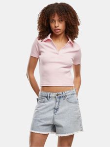 T-shirt DEF confortable pour femme, en coton rose