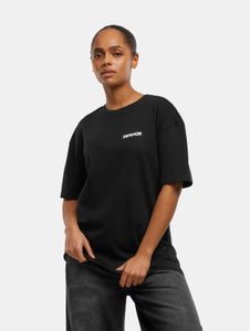 T-shirt unisex moderna DEF in cotone, nera