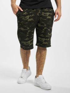 Casual DEF men's shorts with pockets, oversize, 340 g/m² camouflage