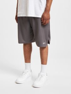 lässige DEF Herren Shorts Mesh Dunkelgrau