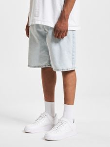bequeme DEF Herren Shorts Denim mit Baumwolle Hell-Blau