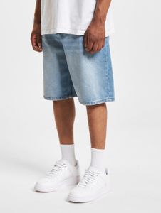 Pantalones cortos ligeros DEF para hombre, de algodón, color azul.