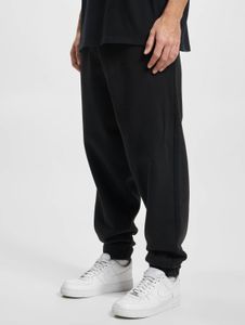 Pantalon DEF confortable pour homme, 360 g/m², en coton, noir