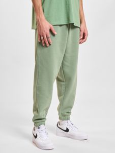 Modern DEF men's trousers with zip and hood, 360 g/m² cotton, green