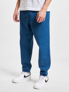 stylische DEF Herren Jeans Kordelzug Taschen mit Baumwolle Blau