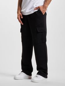 Eleganti jeans da uomo DEF con tasche con coulisse, in cotone, neri