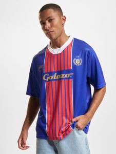 modern DEF men's T-shirt mesh blue