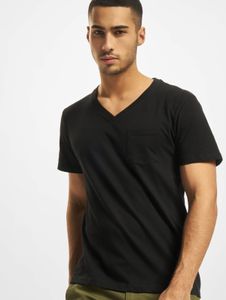 sportliches DEF Herren T-Shirt mit Baumwolle Schwarz