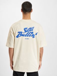 sportliches DEF Herren T-Shirt Oversize mit Baumwolle Beige