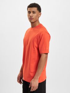 bequemes DEF Herren T-Shirt Oversize mit Baumwolle Rot
