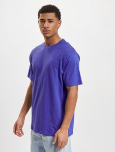 modernes DEF Herren T-Shirt Oversize mit Baumwolle Blau