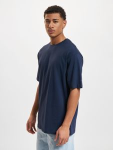 modernes DEF Herren T-Shirt Oversize mit Baumwolle Blau