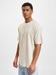 modernes DEF Herren T-Shirt Oversize mit Baumwolle Beige