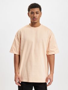 Comfortable DEF men's oversized T-shirt with cotton, cream