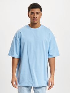 sporty DEF men's oversized cotton T-shirt, blue