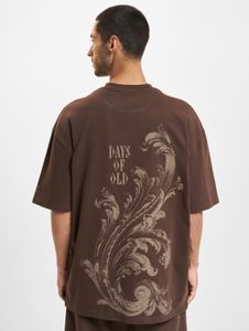 sportliches DEF Herren T-Shirt Oversize mit Baumwolle Braun