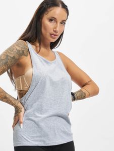 lässiges DEF Damen T-Shirt Mesh Grau