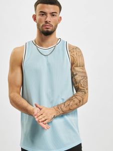sportliches DEF Herren T-Shirt Mesh Hell-Blau